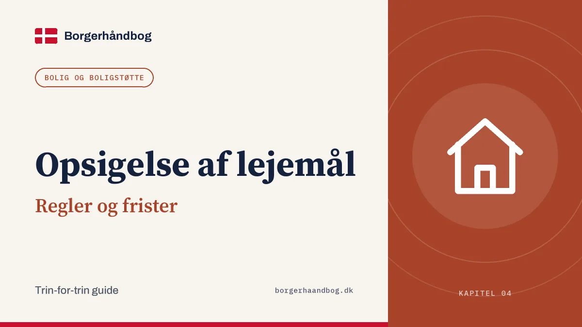 Opsigelse af lejemål: Regler og frister