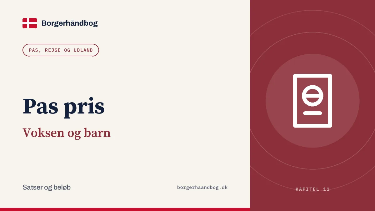 Pas pris: Voksen og barn