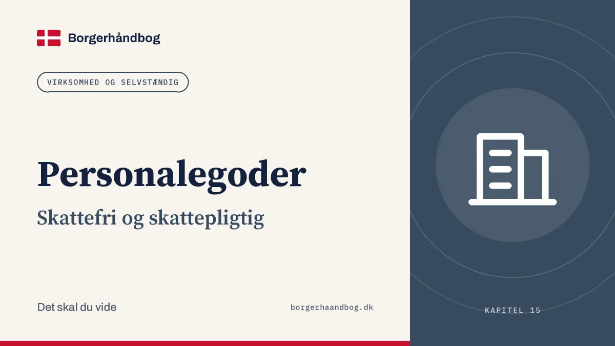 Personalegoder: Skattefri og skattepligtig