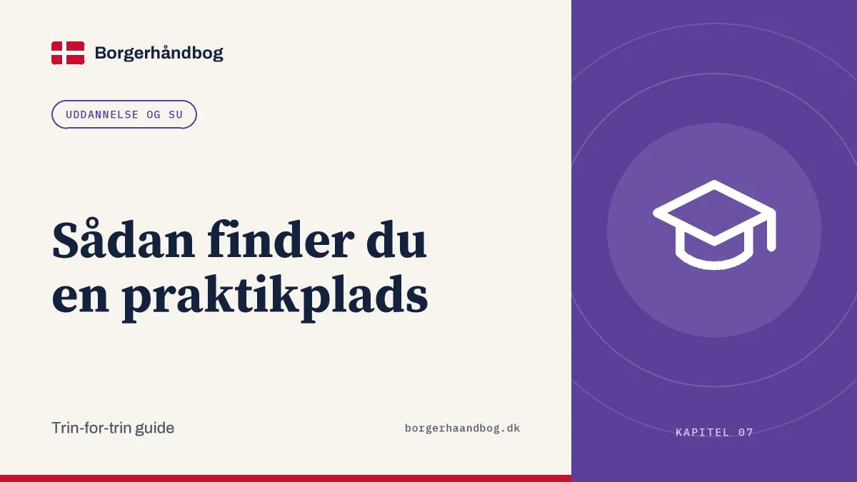 Sådan finder du en praktikplads