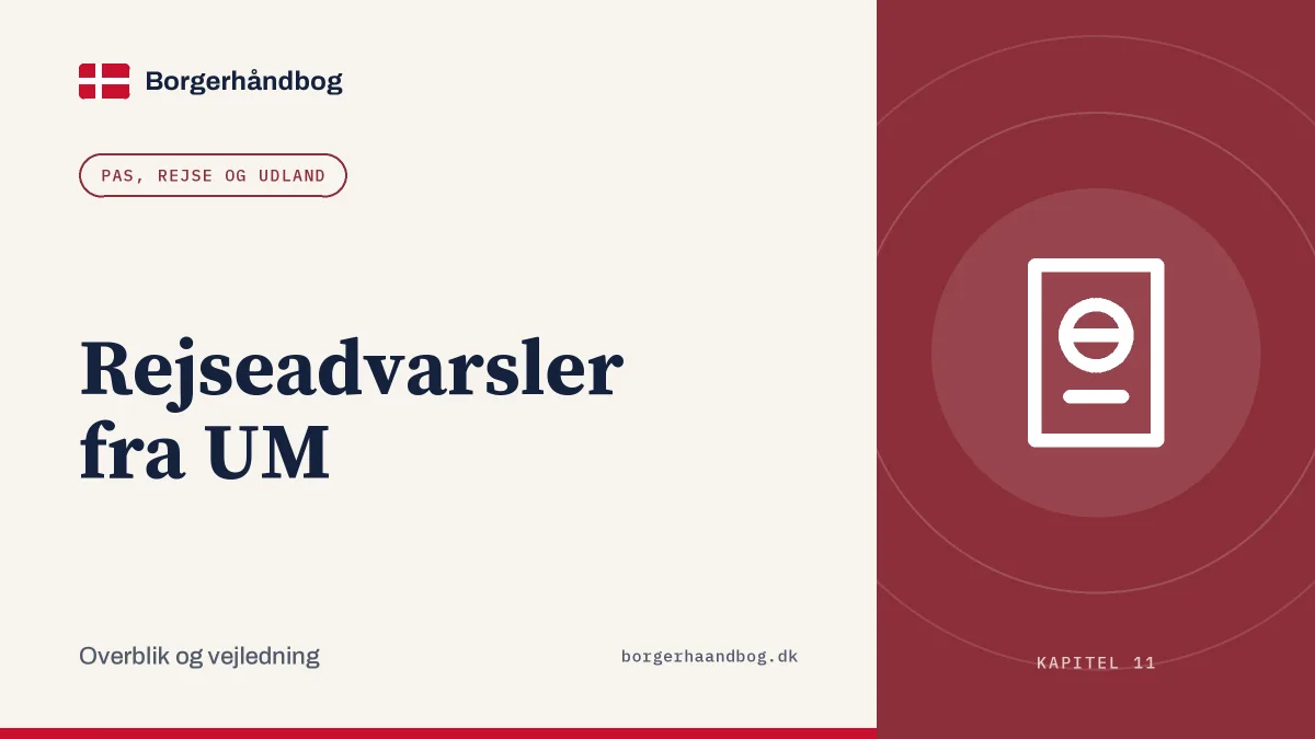 Rejseadvarsler fra UM