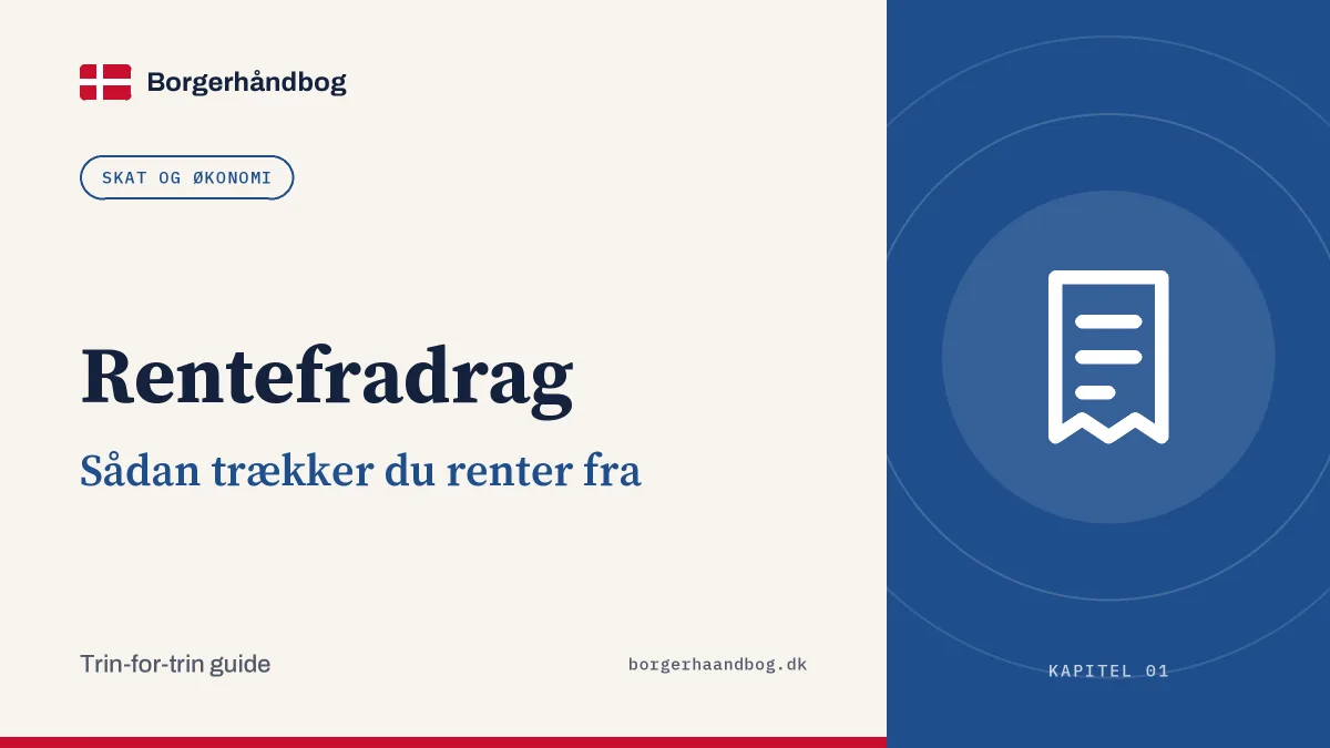Rentefradrag: Sådan trækker du renter fra
