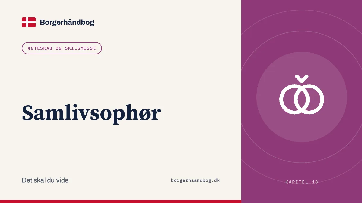 Samlivsophør