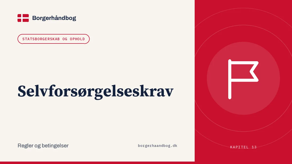 Selvforsørgelseskrav
