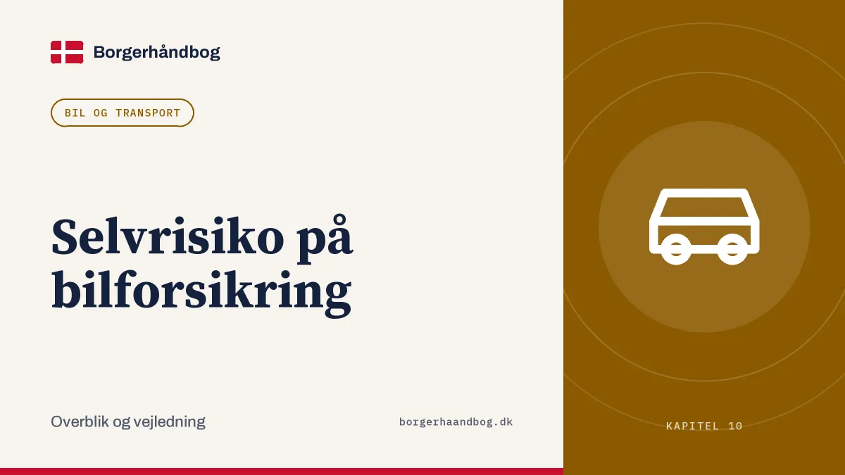 Selvrisiko på bilforsikring