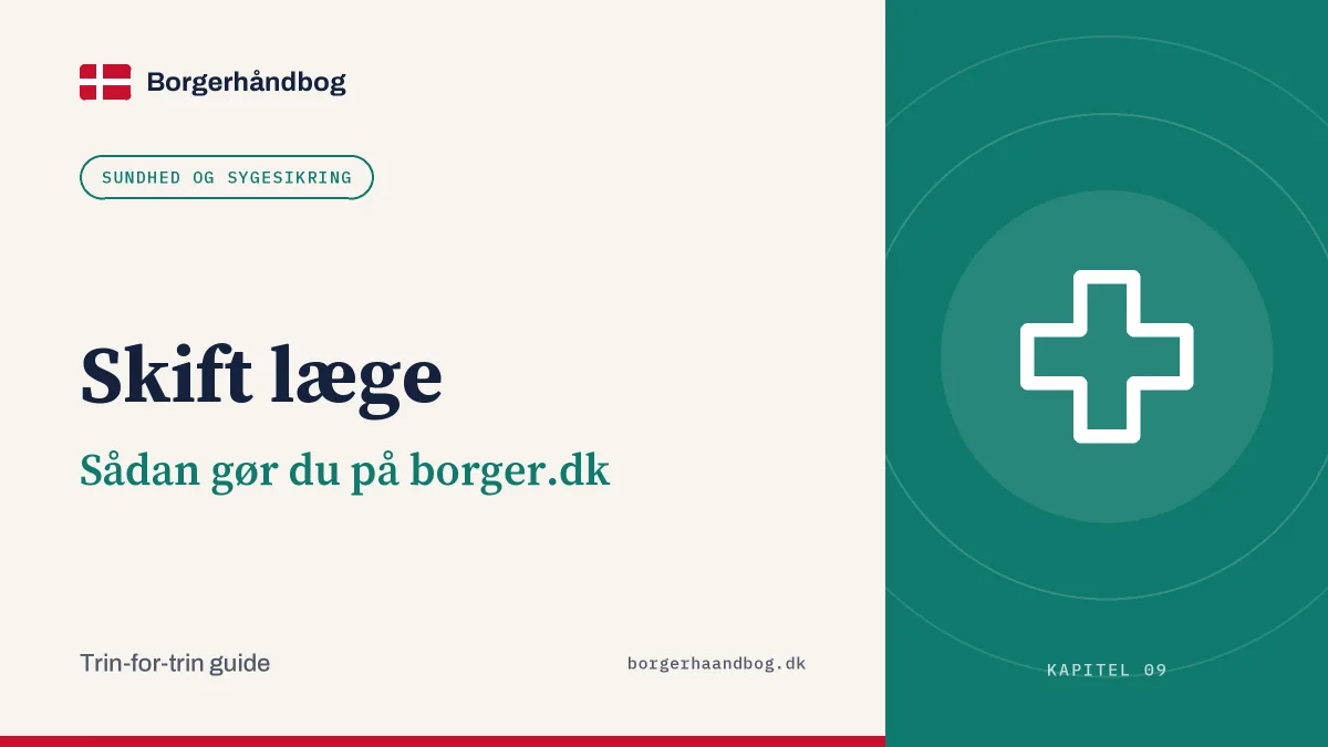 Skift læge: Sådan gør du på borger.dk