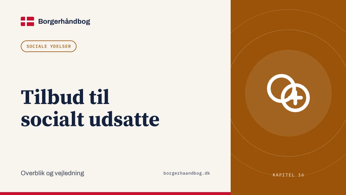 Tilbud til socialt udsatte