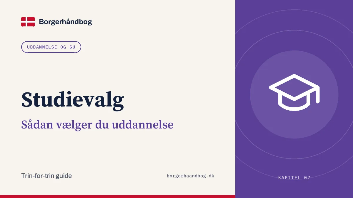 Studievalg: Sådan vælger du uddannelse