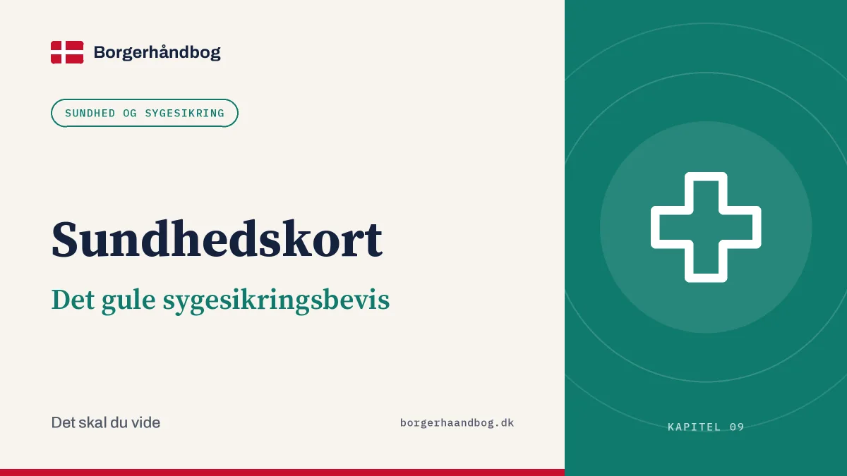Sundhedskort: Det gule sygesikringsbevis