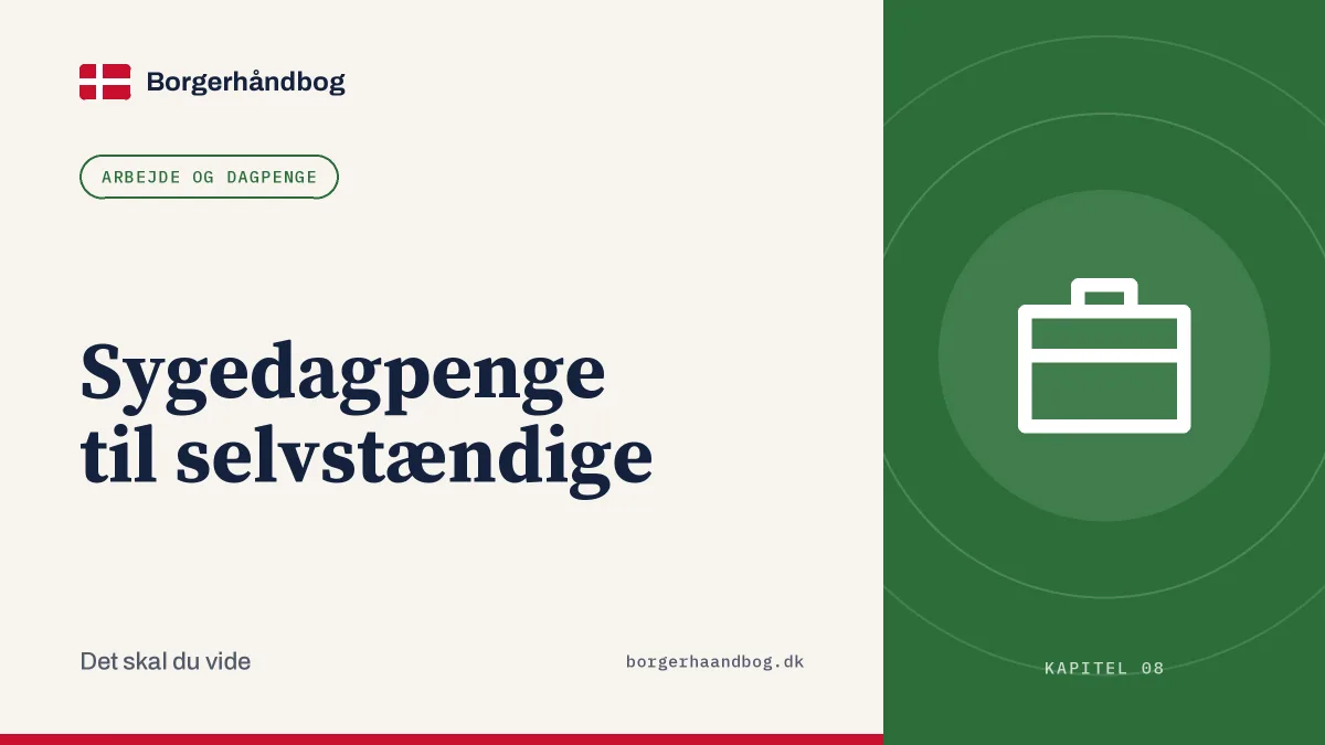 Sygedagpenge til selvstændige