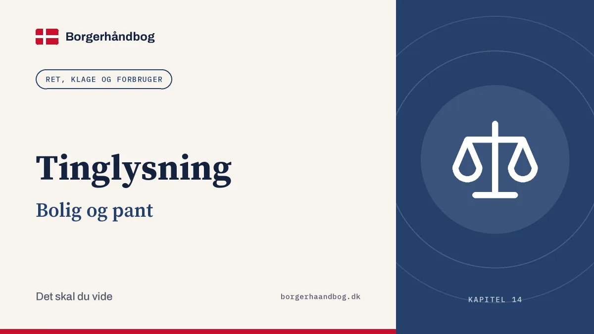 Tinglysning: Bolig og pant