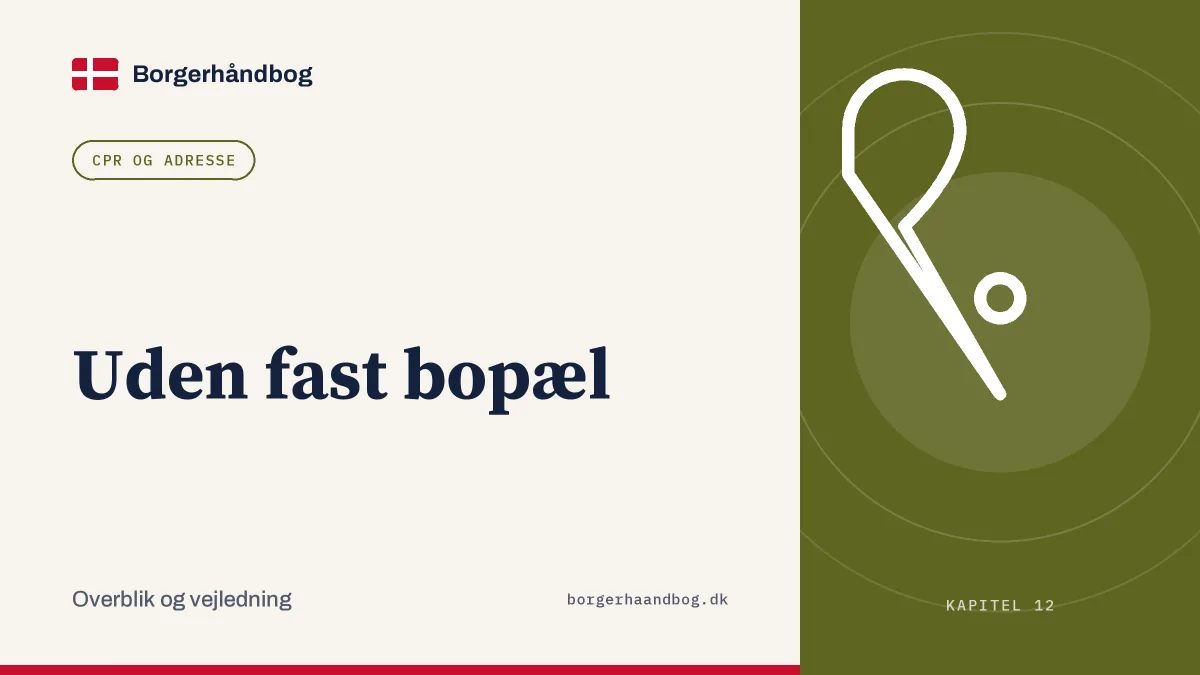 Uden fast bopæl