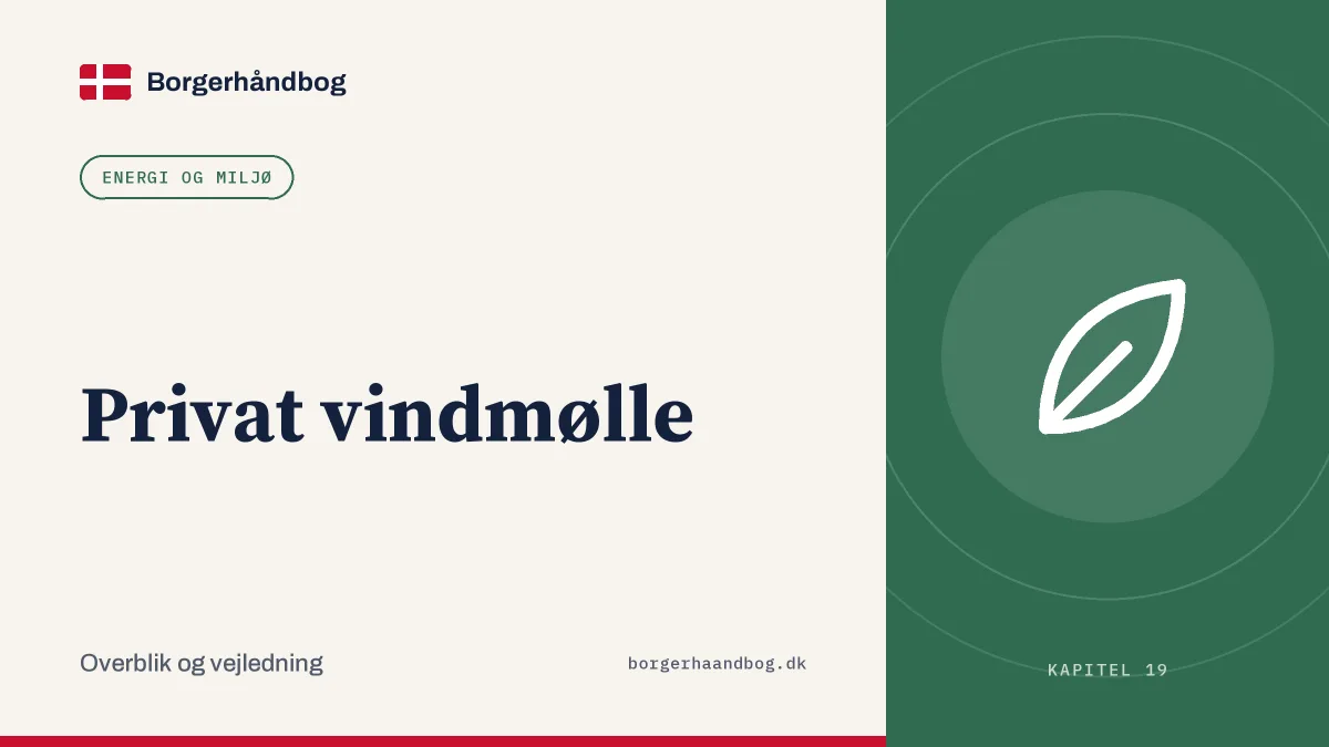 Privat vindmølle