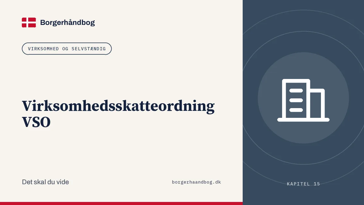 Virksomhedsskatteordning VSO